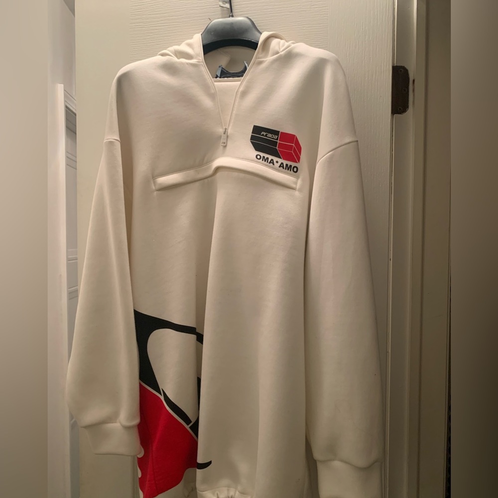 NWT Prada Runaway Hoody Unisex %100 Authentic